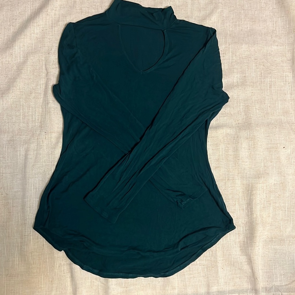 Long Sleeve Ultra Flirt Top with Chest Cutout